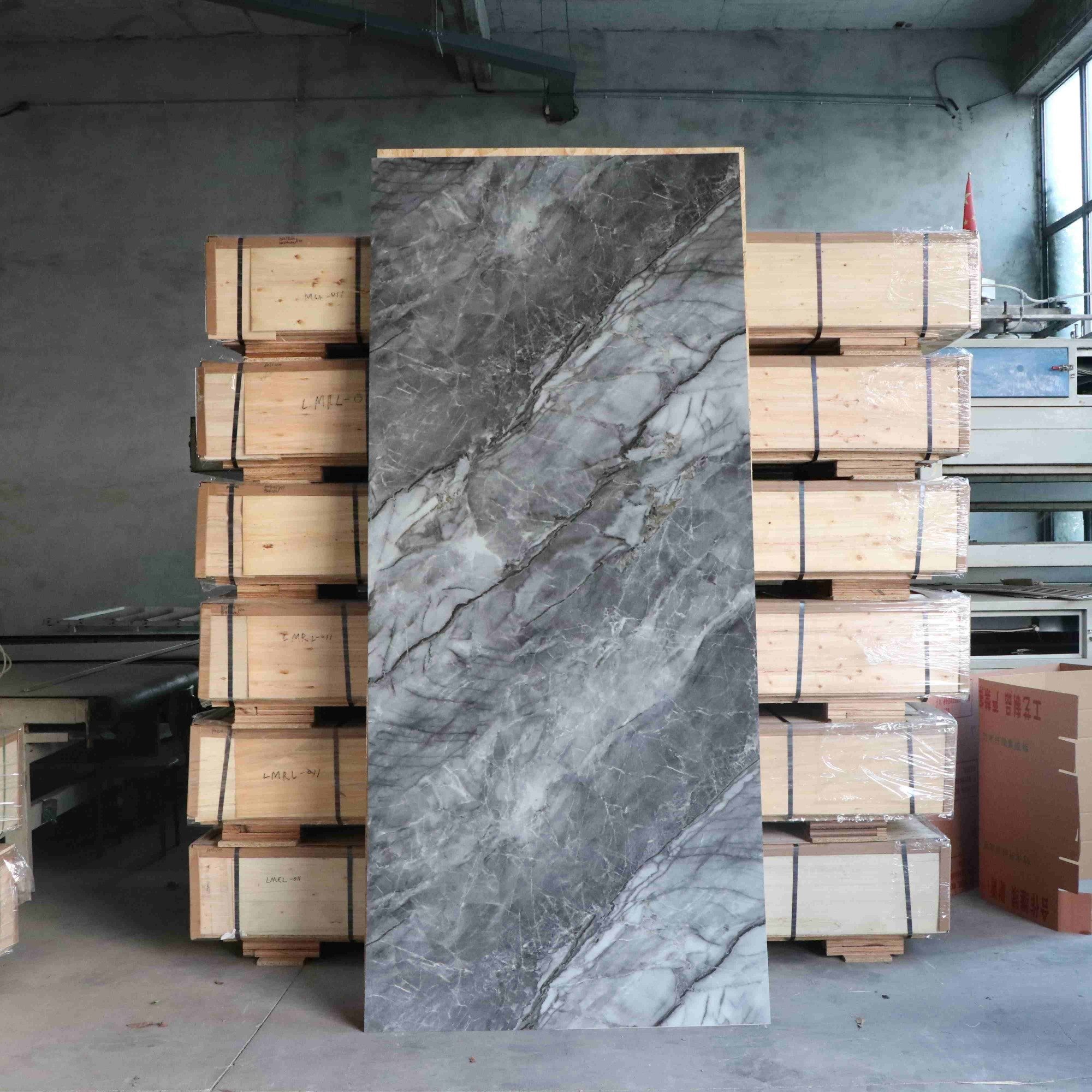 Interior Decoration Artificial UV Marble Wall Panel