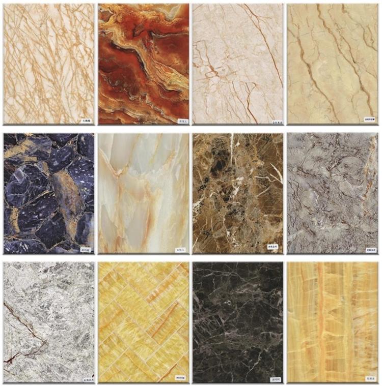 Competitive Price Marble Wall Panels Home Decoration 3D Effect PVC Uv Sheet(图7)
