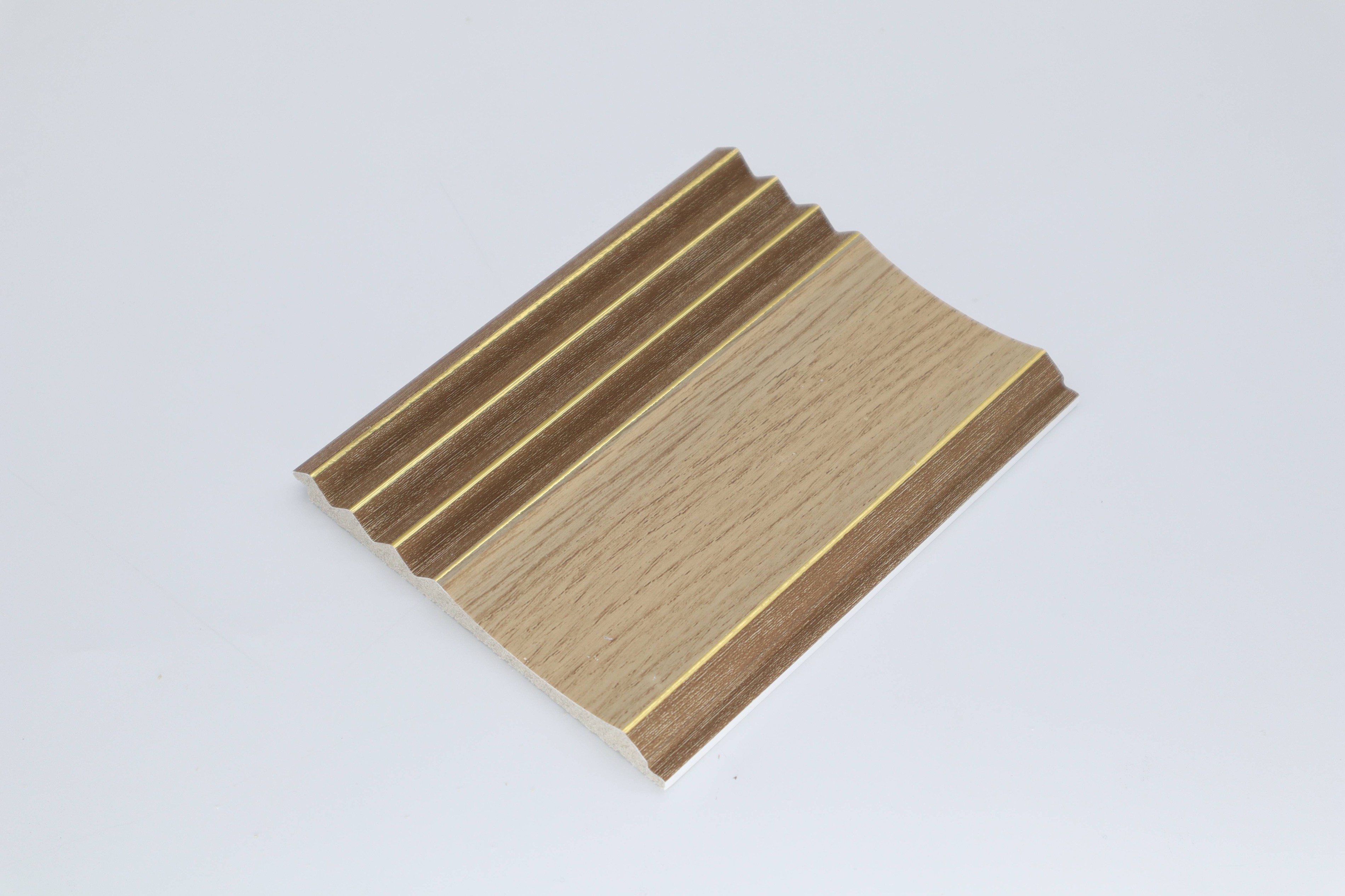 Cheap Waterproof 3D PS wall panel cladding wood alternative louvers