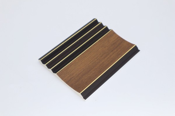 Cheap Waterproof 3D PS wall panel cladding wood alternative louvers