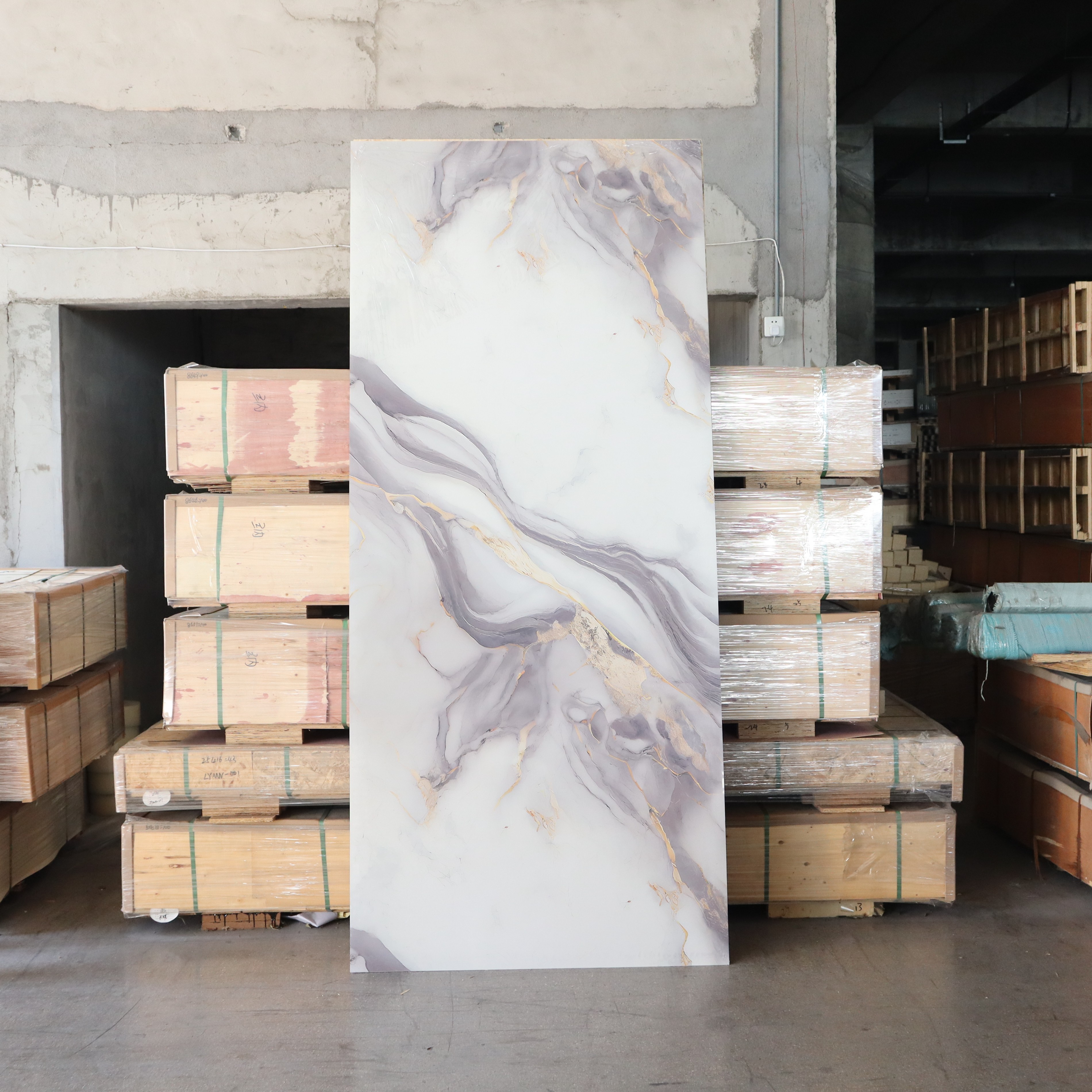 Natural Commercial PVC Marble Sheet