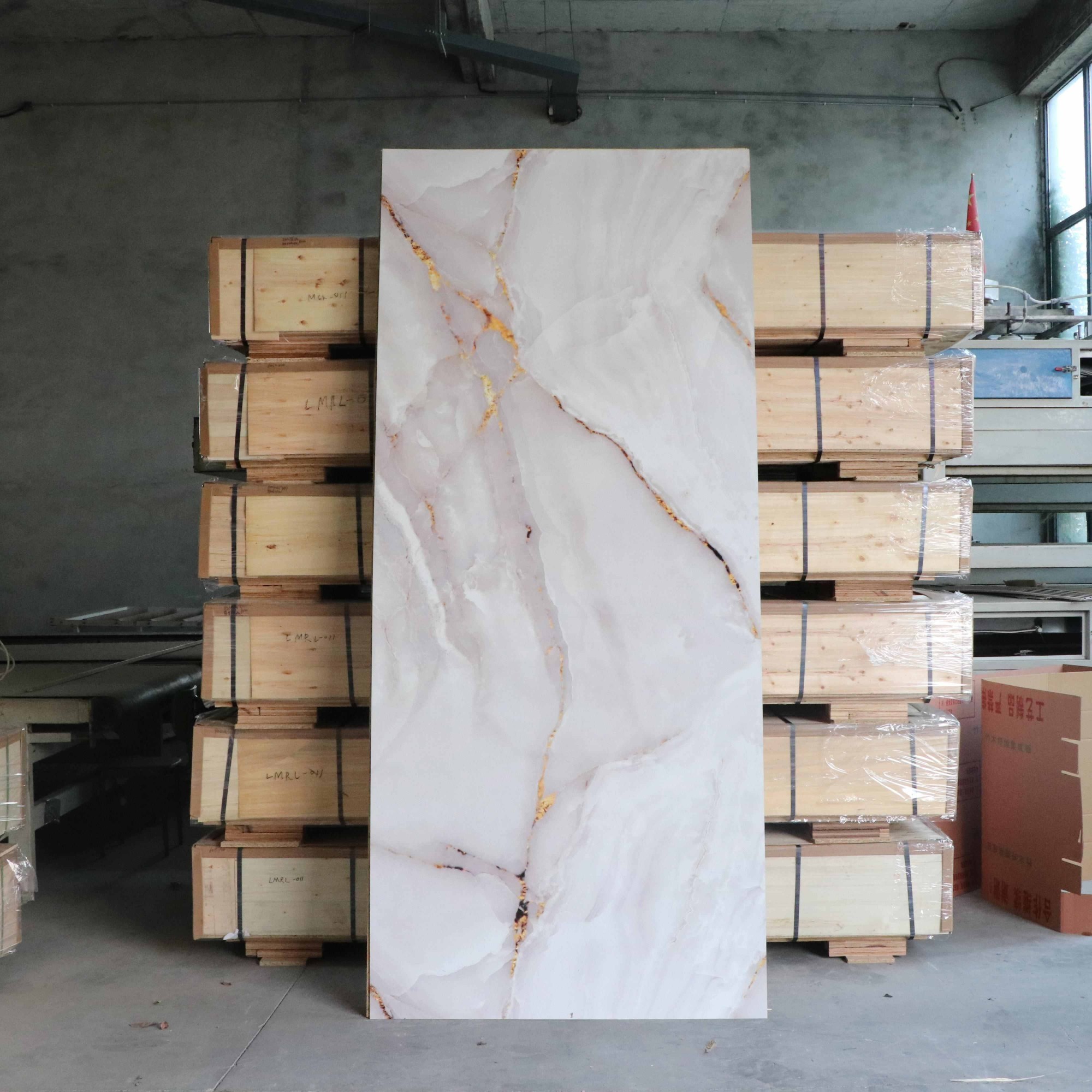 3d Digital Printing Wall Panel Pvc Marble Sheet
