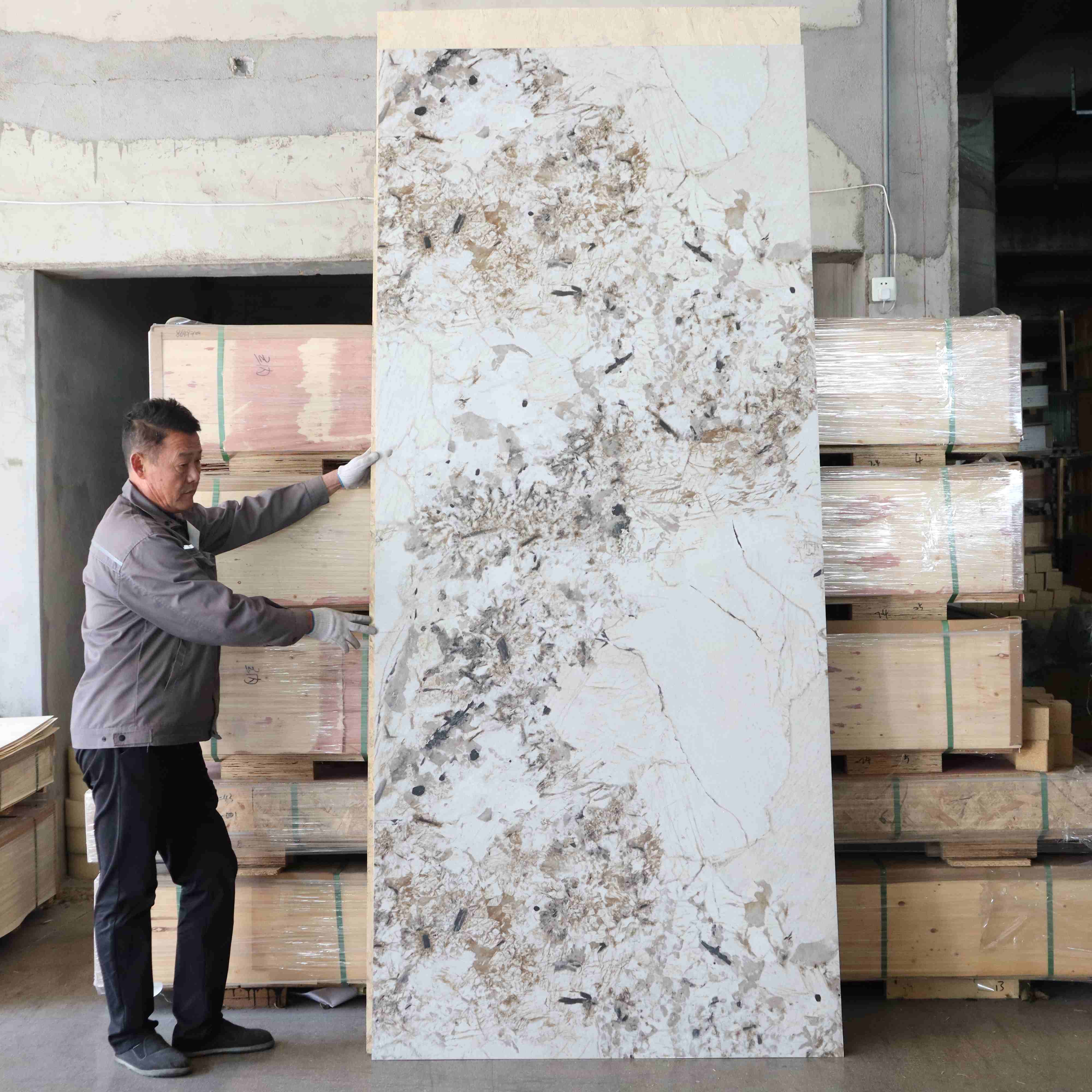 3mm Waterproof UV Panel PVC Marble Sheet