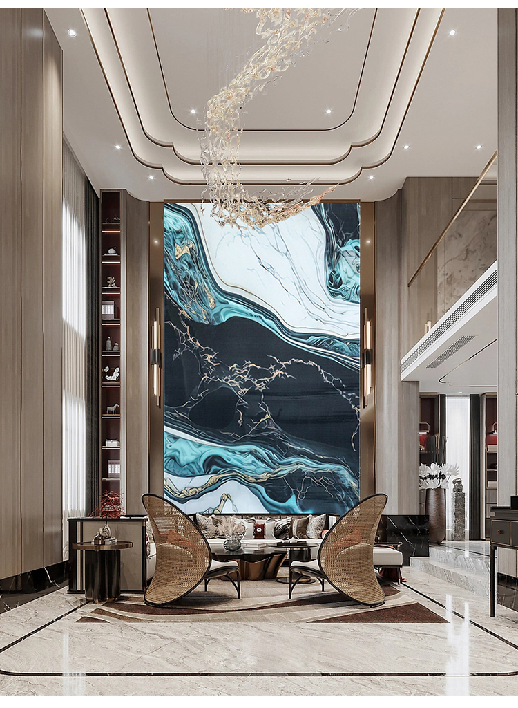 building material interior wall board/panel high gloss marble color decorative wall board/ uv board (图2)