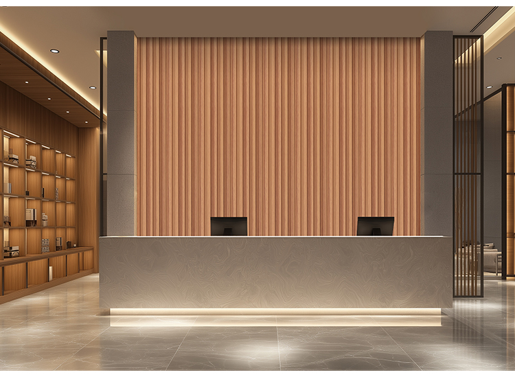 Ecological Wood Small Great Wall Siding WPC  Gusset Living Room Ceiling(图2)