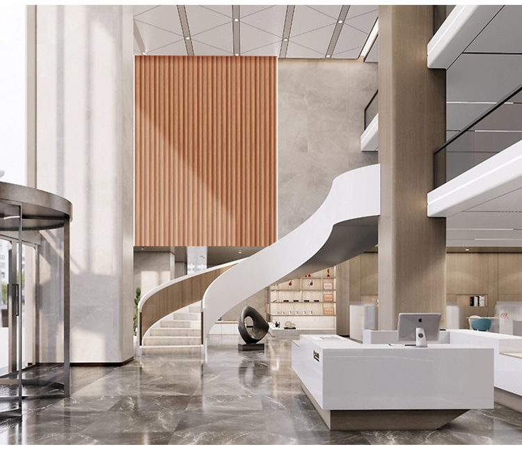 High Quality Indoor Wooden Design Wall Cladding Interior WPC Wall Panel(图3)
